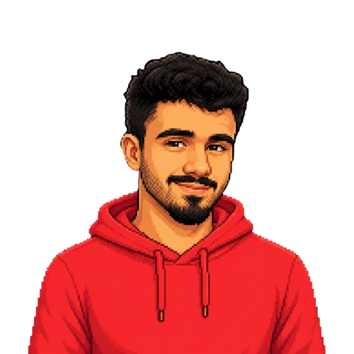 Imagem do Vitor Hugo feita em pixels