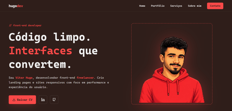Preview do meu portfólio